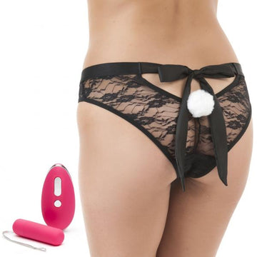 Happy Rabbit Remote Control Vibrating Panty O/S Pink