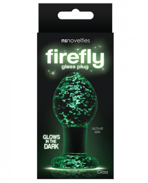 Firefly Glass Plug Medium Clear