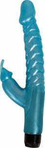 Pearlshine Mini Rabbit Vibro Wand - Blue