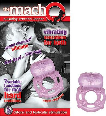 Mach Pulsating Erection Keeper Purple