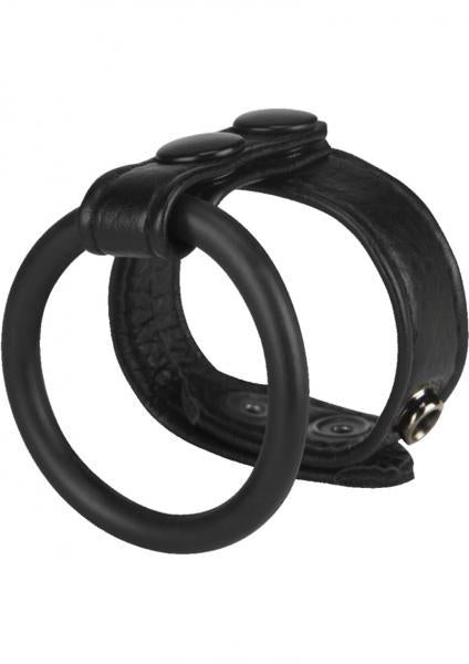 Macho Supreme Stamina Snap On Duo Ring Black