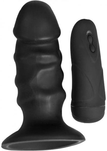 Ram Pulsating Butt Plug Black