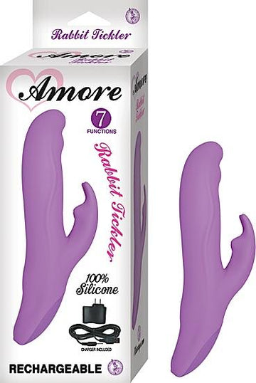 Amore Rabbit Tickler Lavender Vibrator