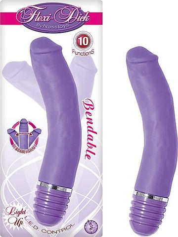 Flexi Dick Purple Vibrator