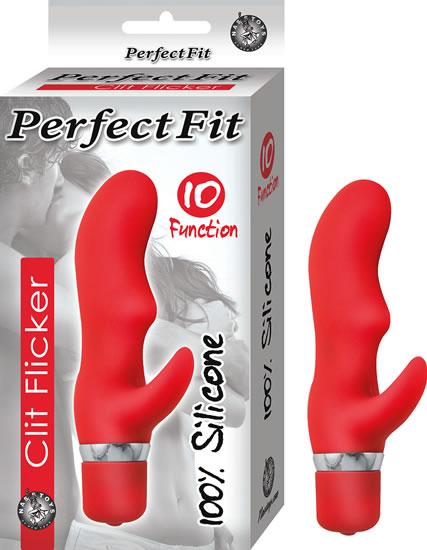 Perfection Fit Clit Flicker Red Vibrator