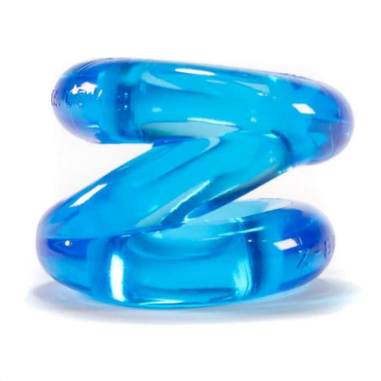 Z Balls Z-Shaped Cockring Ballstretcher Ice Blue