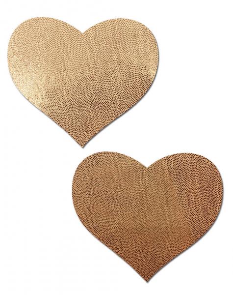 Pastease Love Liquid Rose Gold Heart Pasties