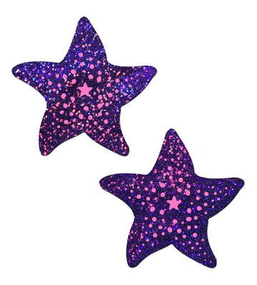 Pastease Twinkling Purple &amp; Pink Starfish O/S