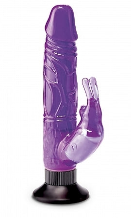 Waterproof Bunny Wall Bangers Purple Vibrator