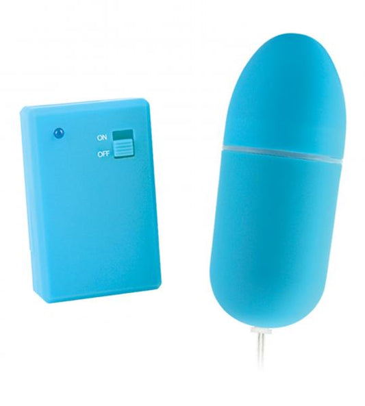 Neon Luv Touch Remote Control Bullet Vibrator Blue