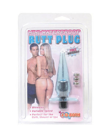 Wireless mini waterproof butt plug