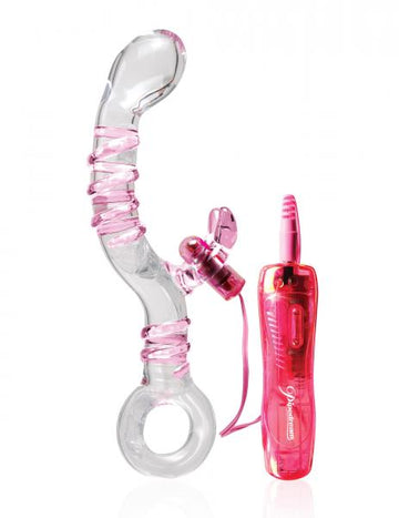 Icicles No 16 10 Function Glass Rabbit Vibrator