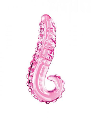 Icicles No 24 Glass Dong 6 Inches - Pink