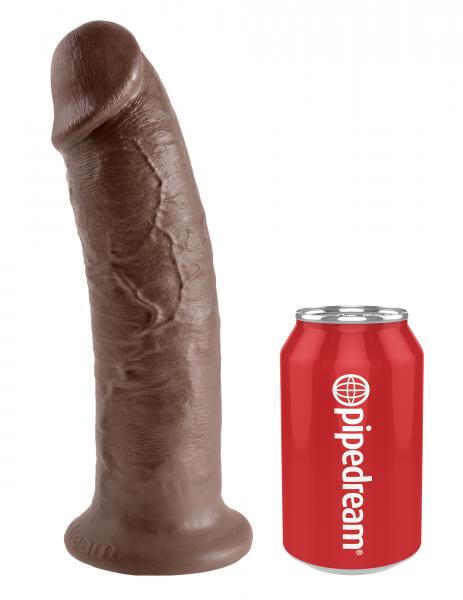 King Cock 10" Dildo - Brown