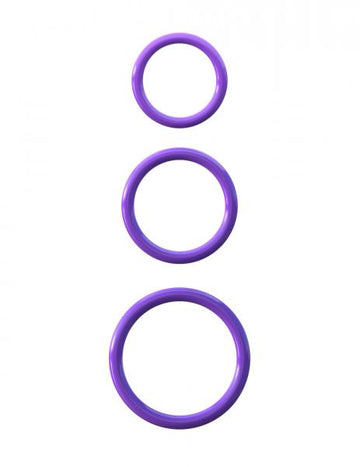 Fantasy C-Ringz Silicone 3 Piece Stamina Set Purple