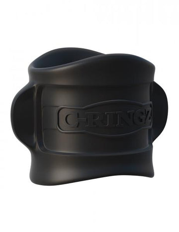 Fantasy C-Ringz Silicone Ball Stretcher Black