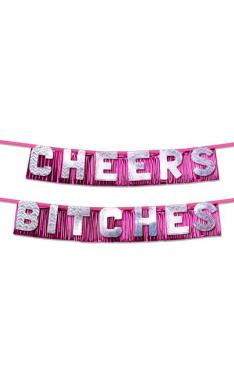 Bachelorette Cheers Bitches Party Banner