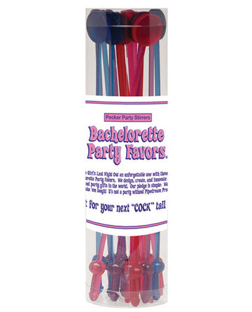 Bachelorette party cock tail stirrers - asst. colors