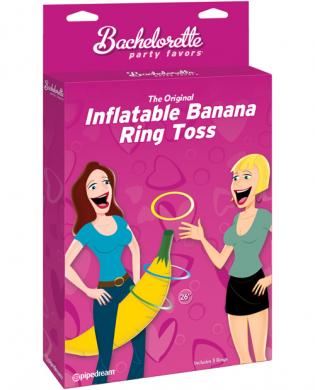 Bachelorette party favors inflatable banana ring toss game