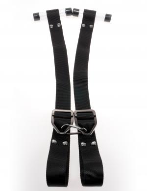 Sir Richard&#039;s Command Bondage Door Cuffs Black