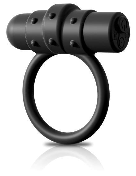 Sir Richard's Control Vibrating C-Ring Silicone Black