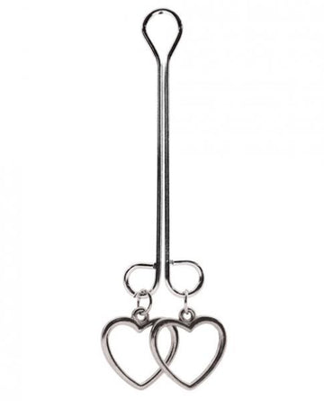 Bijoux De Cli Clit Clamp Double Loop Heart Charms