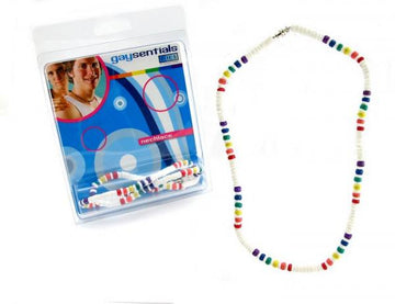 Gaysentials Rainbow Shell Necklace 18 inches