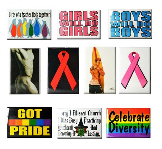 Gaysentials Magnet Pack B 10 Magnets