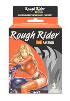 Rough Rider Hot Passion Condoms Warming Lubricant 3 Pack