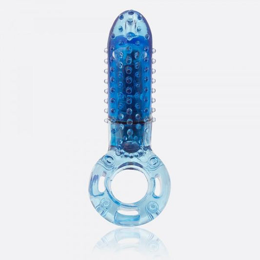 Screaming O O Yeah Blue Vibrating Cock Ring