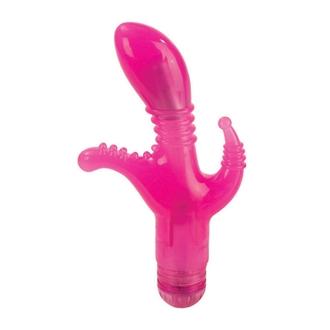 Triple Tease Pink Vibrator