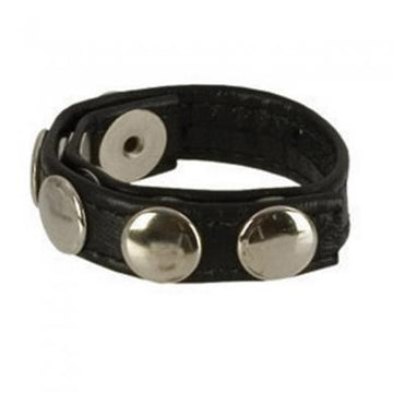 Adonis Leather Collection Ares 5 Snap Ring