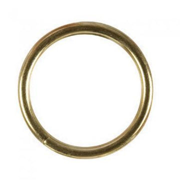 Gold Cock Ring 2.5 inches Large