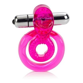 Dual Clit Flicker With Removable Waterproof Stimulator Pink