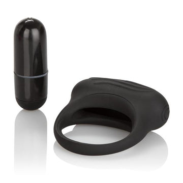 Lover&#039;s Arouser Black Vibrating Couples Ring