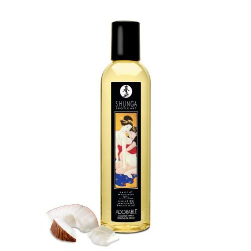 Erotic Massage Oil Coconut Thrills 8 fluid ounces