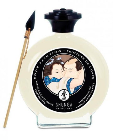 Shunga Edible Body Paint Vanilla &amp; Chocolate Temptation 3.5oz