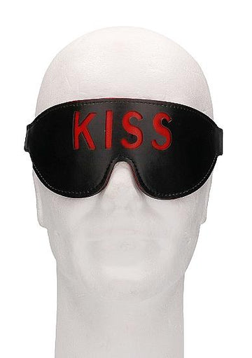 Ouch! Blindfold Kiss Black O/S