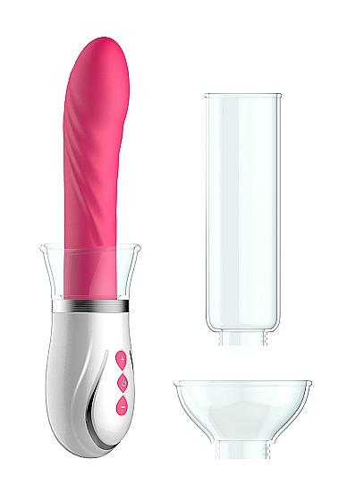 Pumped Twister 4 In 1 Couples Rechargeable Pump Kit Pink