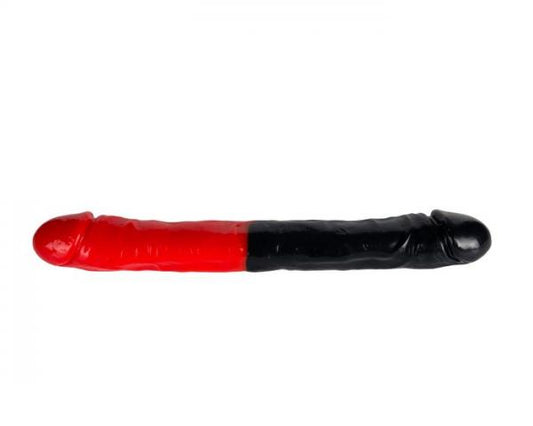 Man Magnet Exxxtreme 17 inches Double Dong Red Black