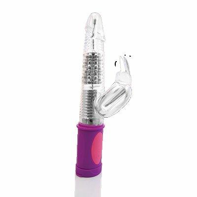 Ribbed Rabbit Purple Vibrator