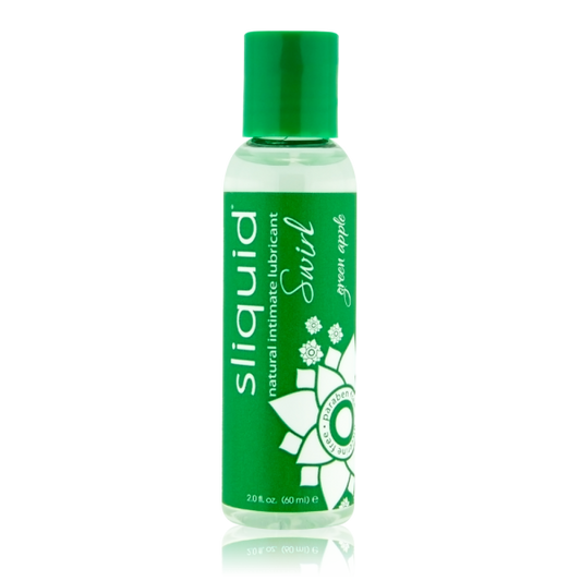 Sliquid Naturals Swirl Lubricant Green Apple 2oz