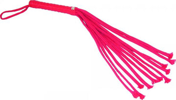 Sex &amp; Mischief Red Rope Flogger