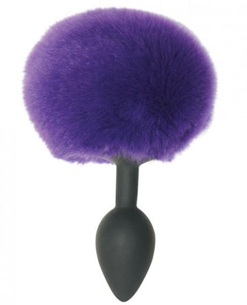 Sincerely Bunny Butt Plug Purple Rabbit Fur