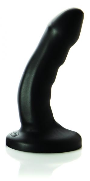 Curve Super Soft Black Silicone Dildo