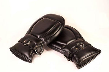 Basic Mitts Black Leather