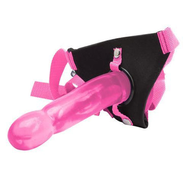 Climax Strap On Pink Ice Dong &amp; Harness Set