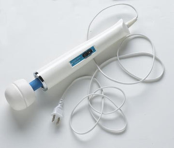 Full Size Hitachi Wand with Curved &amp; Straight Tips