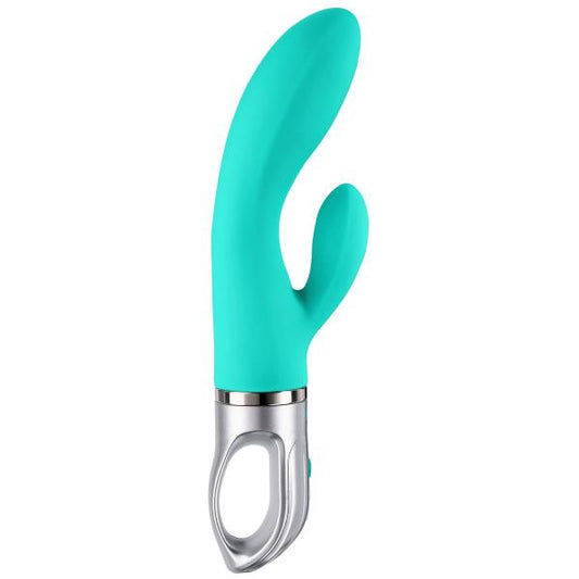 Voice Touch G-Spot Rabbit Vibrator Teal Green