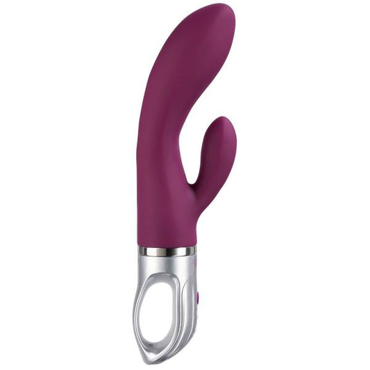 Voice Touch G-Spot Rabbit Vibrator Plum Purple